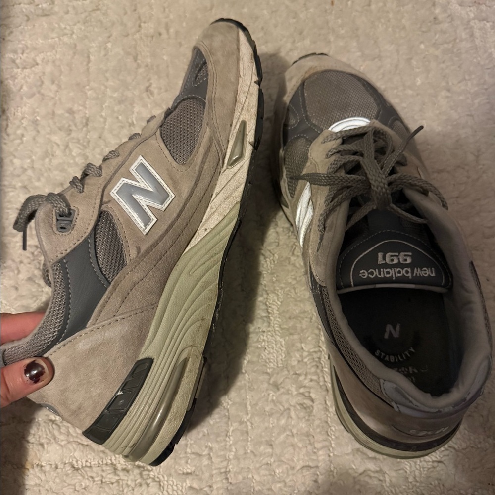 Men’s new balance 991 kith grey size 10 - Picture 6 of 14